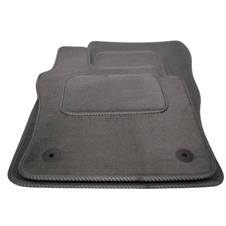 Luxury Tailored Car Floor Mats in Grey for Audi A2  2000 2005