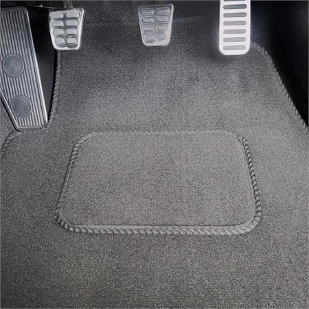 Luxury Tailored Car Mats in Grey for Honda FR V 2005 2009   6 Piece   2 Clips In Drivers Mat