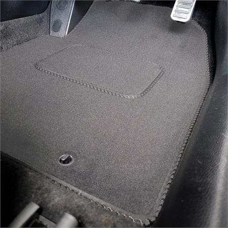 Luxury Tailored Car Mats in Grey for Suzuki JIMNY Open Off Road Vehicle, 1998 2018   4 Piece   No Clips