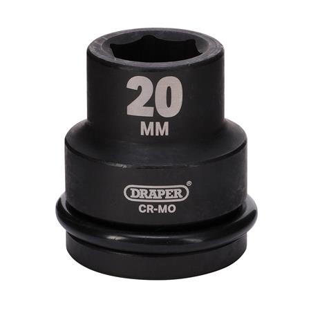 Draper Expert 05001 Hi TORQ Impact Socket, 3/4" Sq. Dr., 20mm