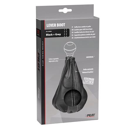 Gear Shift Lever Boot   Black / Grey