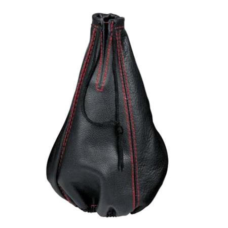 Gear shift lever boot, black   Red