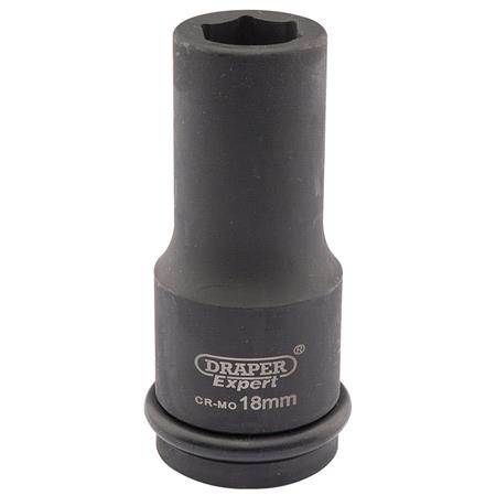 Draper Expert 05050 18mm 3 4 inch Square Drive Hi Torq 6 Point Deep Impact Socket