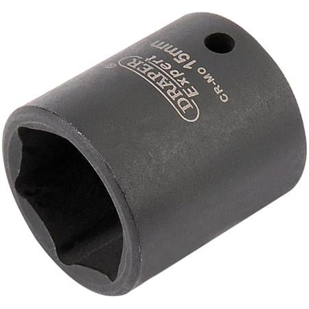 Draper Expert 05062 15mm 1 4 inch Square Drive Hi Torq 6 Point Impact Socket