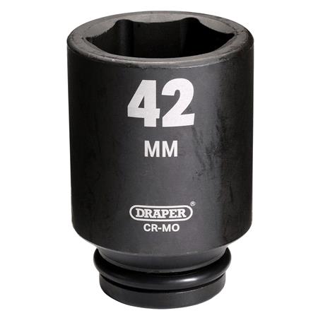 Draper 05073 Hi TORQ Deep Impact Socket, 3/4" Sq. Dr., 42mm