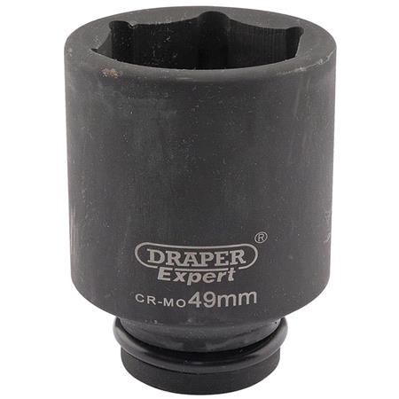 Draper Expert 05080 49mm 3 4 inch Square Drive Hi Torq 6 Point Deep Impact Socket