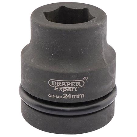 Draper Expert 05105 24mm 1 inch Square Drive Hi Torq 6 Point Impact Socket