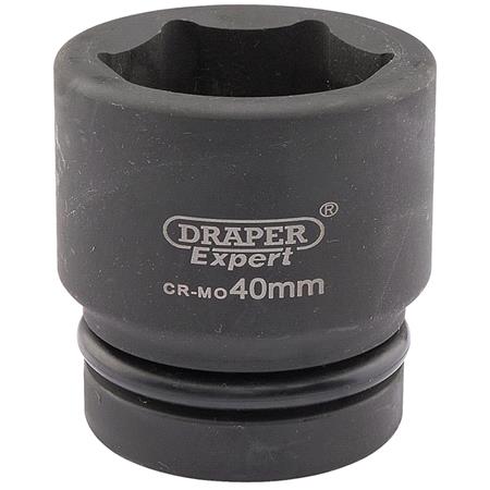Draper Expert 05120 40mm 1 inch Square Drive Hi Torq 6 Point Impact Socket