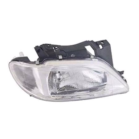 Right Headlamp (H4 Bulb, Single Reflector, Original Equipment) for Citroen XSARA Estate 1997 2000