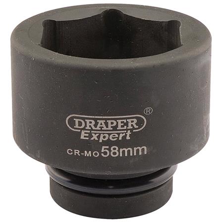 Draper Expert 05128 58mm 1 inch Square Drive Hi Torq 6 Point Impact Socket