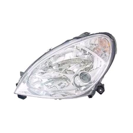 Left Headlamp (Halogen, With Fog Lamp, Takes H1/H1/H7 Bulbs, Supplied With Motor) for Citroen XSARA Coupe 2000 2003