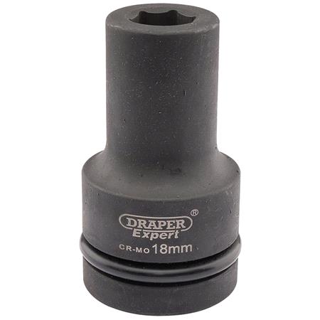 Draper Expert 05133 18mm 1 inch Square Drive Hi Torq 6 Point Deep Impact Socket