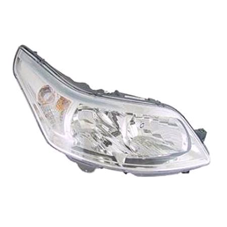Right Headlamp (Halogen, Original Equipment) for Citroen C4 2004 on