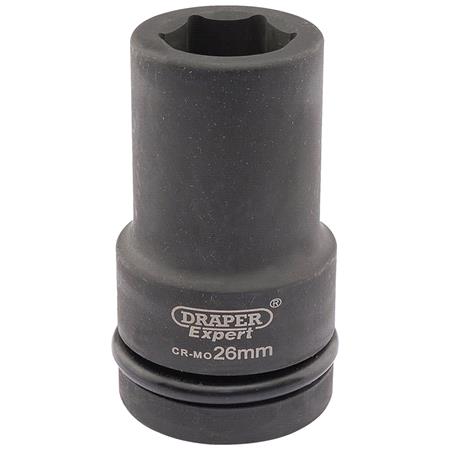 Draper Expert 05141 26mm 1 inch Square Drive Hi Torq 6 Point Deep Impact Socket