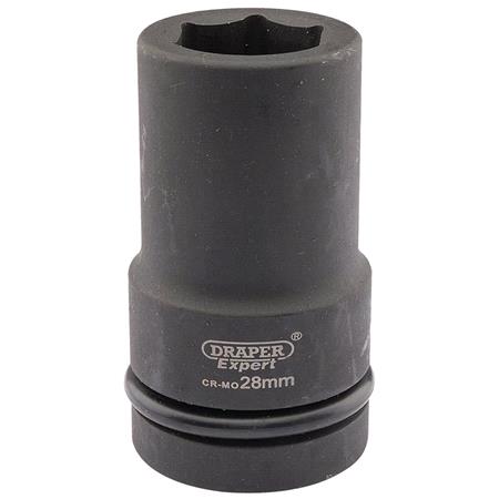 Draper Expert 05143 28mm 1 inch Square Drive Hi Torq 6 Point Deep Impact Socket