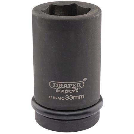 Draper Expert 05147 33mm 1 inch Square Drive Hi Torq 6 Point Deep Impact Socket