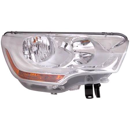 Right Headlamp (Halogen, Takes H7 / H1 Bulbs, Original Equipment) for Citroen DS4 2011 to 2015