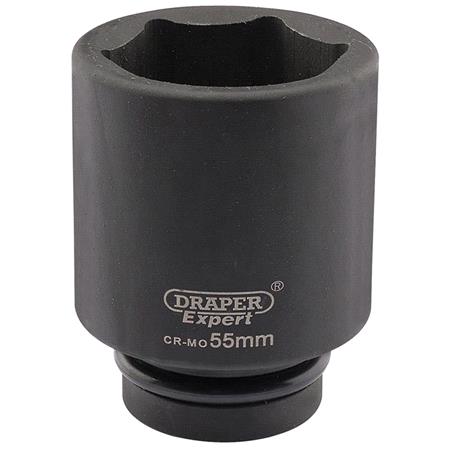 Draper Expert 05156 55mm 1 inch Square Drive Hi Torq 6 Point Deep Impact Socket
