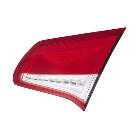 Right Rear Lamp (Inner, On Boot Lid, Supplied With Bulbholder, Original Equipment) for Citroen C4 2009 to 2014