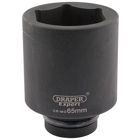 Draper Expert 05158 65mm 1 inch Square Drive Hi Torq 6 Point Deep Impact Socket