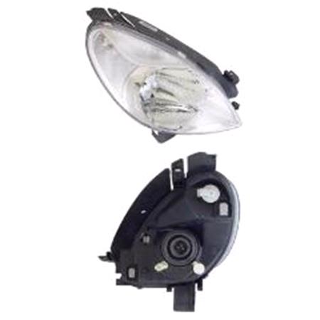 Right Headlamp (Halogen, Takes H4 Bulb, Original Equipment) for Citroen XSARA PICASSO 2004 on