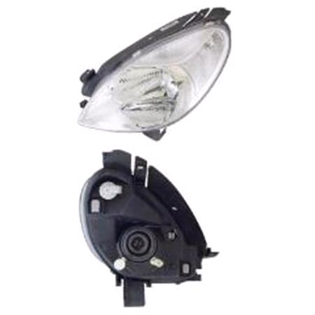 Left Headlamp (Halogen, Takes H4 Bulb, Original Equipment) for Citroen XSARA PICASSO 2004 on