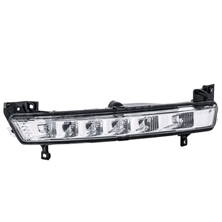 Left Daytime Running Lamp (DRL, LED, In Front Bumper, Original Equipment) for Citroen C4 Picasso 2011 to 2013