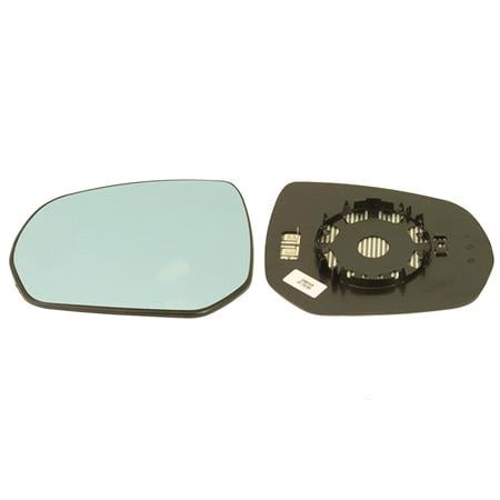 Left Blue Wing Mirror Glass (heated) and Holder for Citroen C4 Grand Picasso, 2006 2013