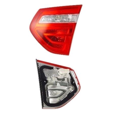 Right Rear Lamp (Inner, On Boot Lid, Supplied With Bulbholder, 5 Seat Models Only, Original Equipment) for Citroen C4 Picasso 2011 2013