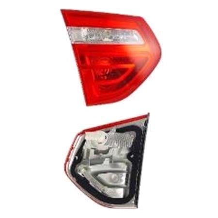 Left Rear Lamp (Inner, On Boot Lid, 5 Seat Models Only, Original Equipment) for Citroen C4 Picasso 2007 2010