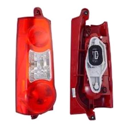 Left Rear Lamp (Twin Door Models, Original Equipment) for Citroen BERLINGO Van 2008 on