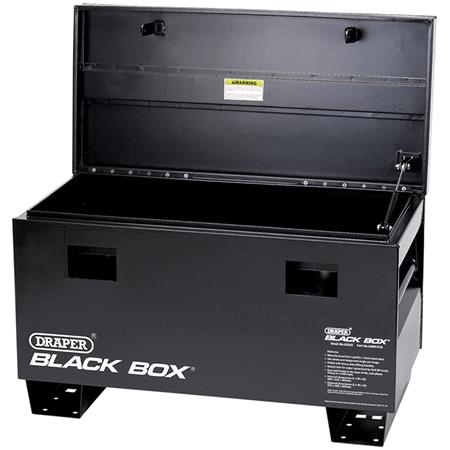 Draper 05543 Contractors Secure Storage Box (Black Box)