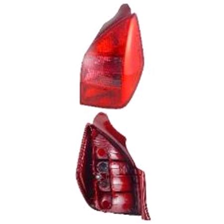 Right Rear Lamp (Reddish Indicator & Reversing Lamp, Supplied Without Bulbholder) for Citroen C2 2003 2005