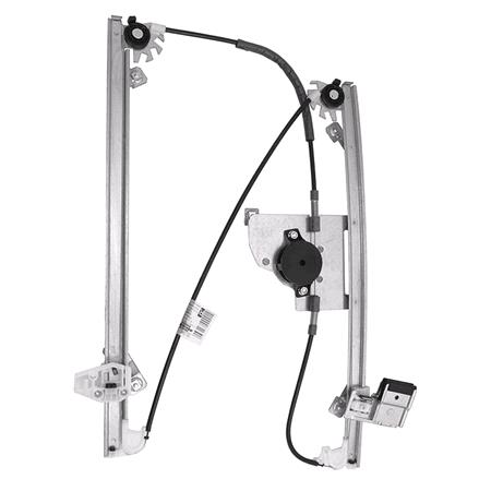 Front Right Electric Window Regulator Mechanism (without motor) for Citroen C3 Picasso, 2009 , 4 Door Models, One Touch/AntiPinch Version, holds a motor with 6 or more pins