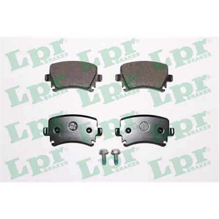 LPR Rear Brake Pads (Full set for Rear Axle)