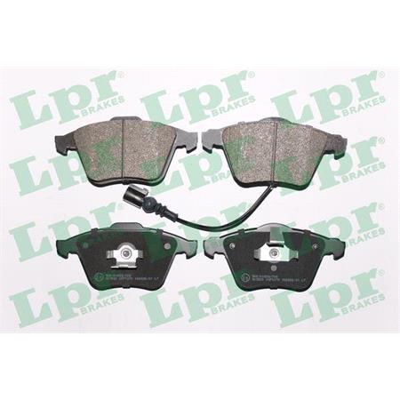 LPR Front Brake Pads (Full set for Front Axle)