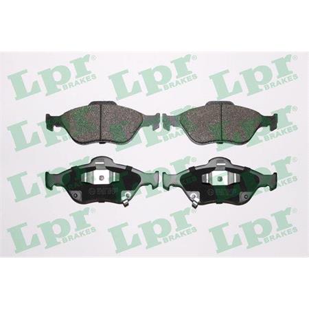 LPR Front Brake Pads (Full set for Front Axle)