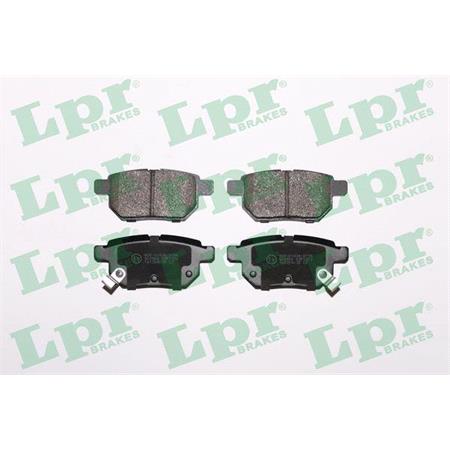 LPR Rear Brake Pads (Full set for Rear Axle)