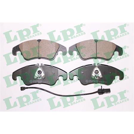 LPR Front Brake Pads (Full set for Front Axle)