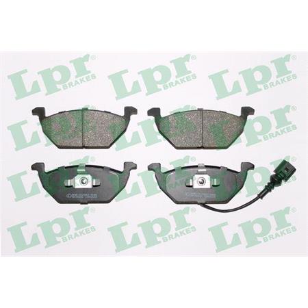 LPR Front Brake Pads (Full set for Front Axle)