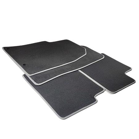 Prestige Tailored Car Mats in Grey for Hyundai i30 Estate 2012 2017   4 Piece   3 Clips