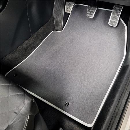 Prestige Tailored Car Mats in Grey for Hyundai i30 FASTBACK, 2017 Onwards   4 Piece   3 Clips