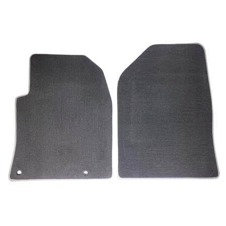 Prestige Tailored Car Mats in Grey for Volvo V70 III Estate 2007 Onwards   Manual   4 Piece   Clips In All Mats Including Rears