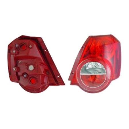 Right Rear Lamp (Supplied Without Bulb Holder, Hatchback Only) for Chevrolet AVEO Hatchback 2009 on