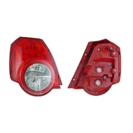 Left Rear Lamp (Supplied Without Bulb Holder, Hatchback Only) for Chevrolet AVEO Hatchback 2009 on