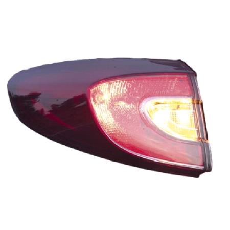 Left Rear Lamp (Estate Model Only, Outer On Quarter Panel, Supplied With Bulbholder And Bulbs, Original Equipment) for Renault MEGANE Estate 2009 on