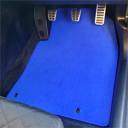 Sport Tailored Car Mats for Hyundai i30 Hatchback, 2011 2017   Enzo Blue   4 Piece   3 Clips