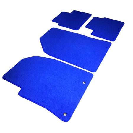 Sport Tailored Car Mats for Mitsubishi GRANDIS, 2004 2011   Enzo Blue   5 Piece   No Clips