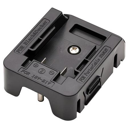 Draper Expert 07072 24W AC/DC Hybrid Work Light Power Tool Battery Adaptor Compatible with BLACK+DECKER, PORTER CABLE and STANLEY for Stock No. 04673 