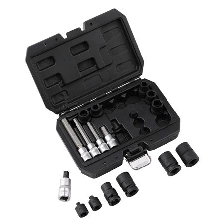 Draper 07114 Brake Caliper Socket and Bit Set (17 Piece)